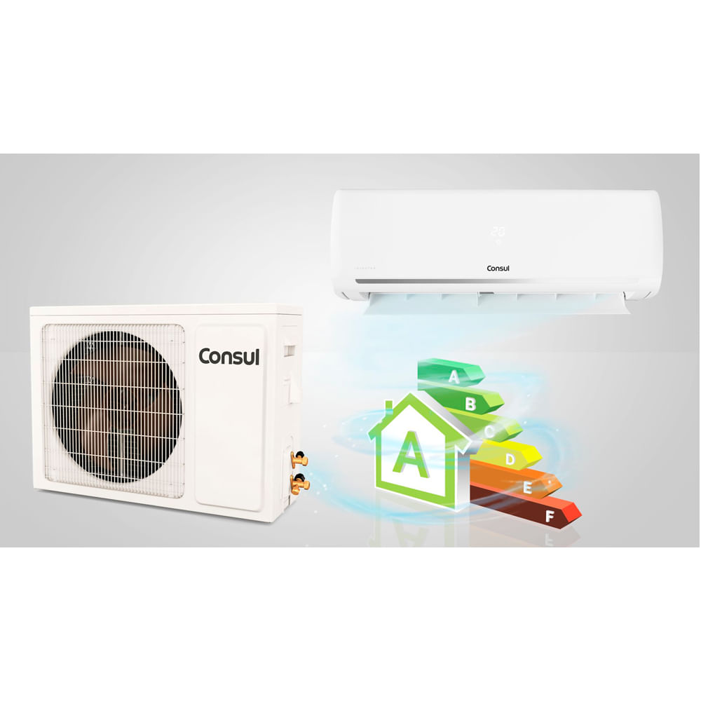 Ar Condicionado Split Inverter 9000 Btus Consul Quente E Frio Maxi Refrigeração E Maxi Economia 0079